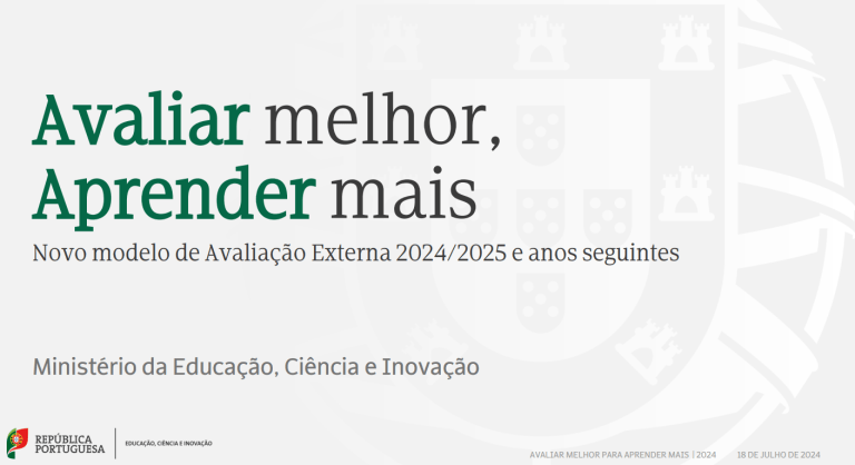 Plano Escola+ (Novo modelo de Avaliação Externa 2024/2025 e anos seguintes)