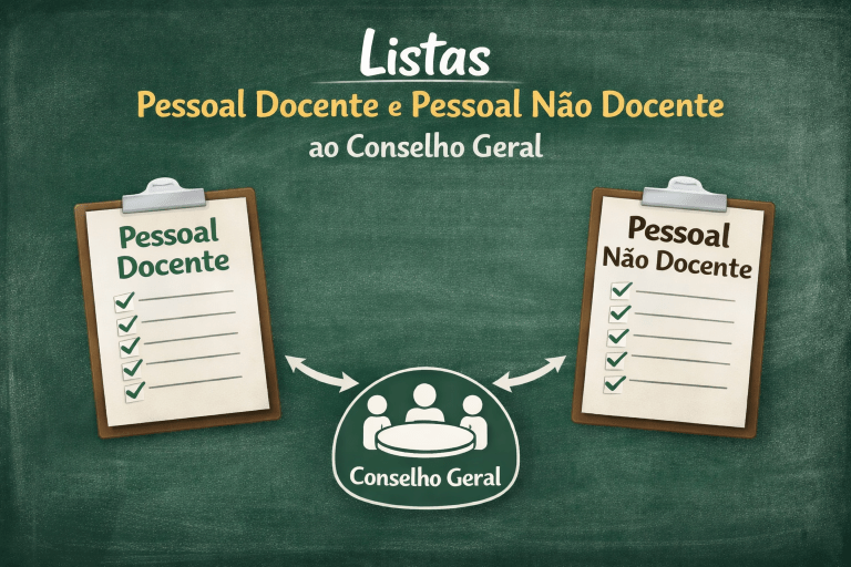 Listas Pessoal Docente e Pessoal Não Docente ao Conselho Geral