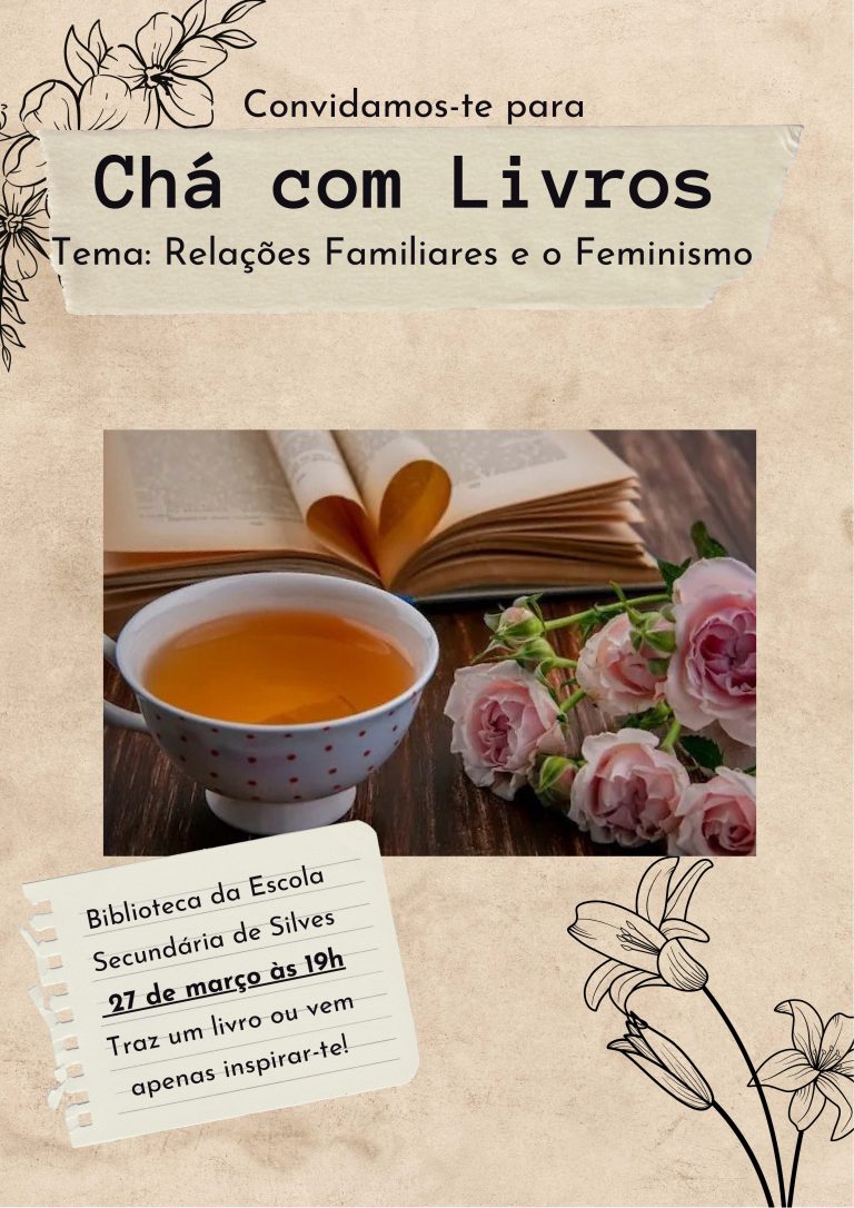 “Chá com Livros” – Clube de Leitura do CQ do AESilves