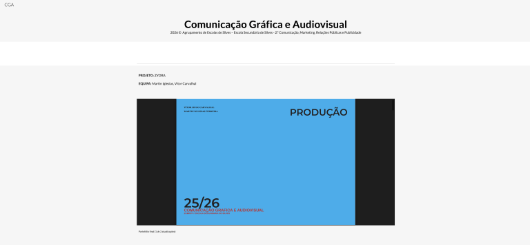 PROJETOS DE COMUNICAÇÃO GRÁFICA E AUDIOVISUAL disponíveis online