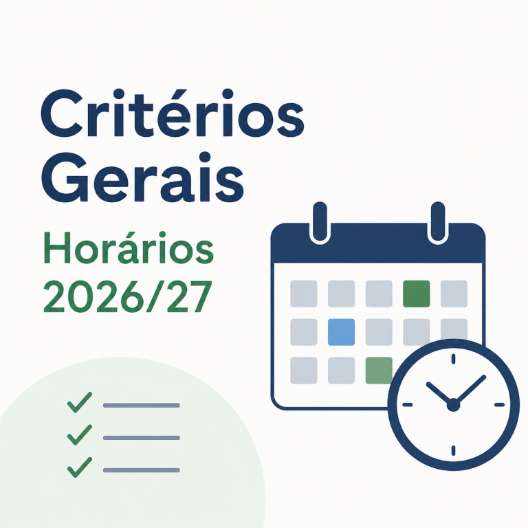 Critérios Gerais Horários 2026/27