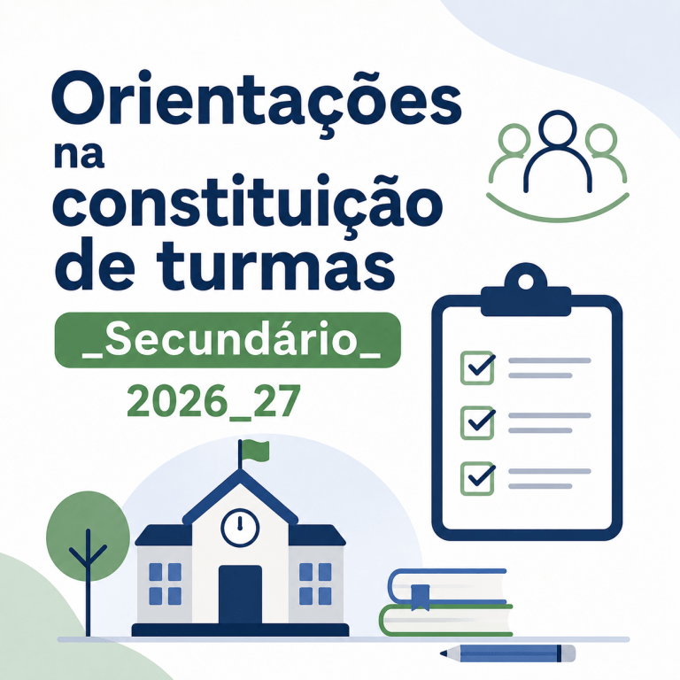 Orientações na constituição de turmas Secundário 2026/27