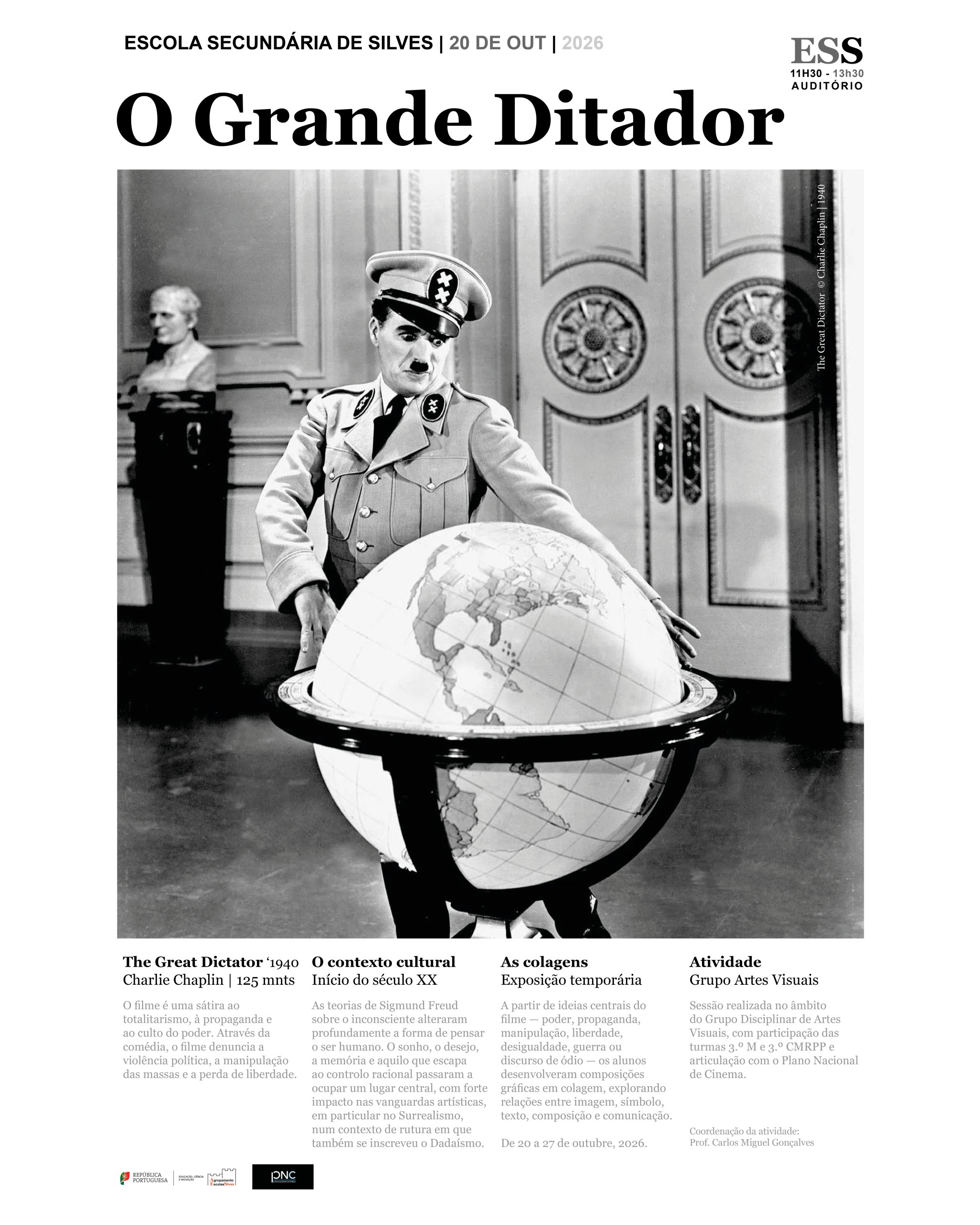 O GRANDE DITADOR — CINEMA, ARTE E PENSAMENTO